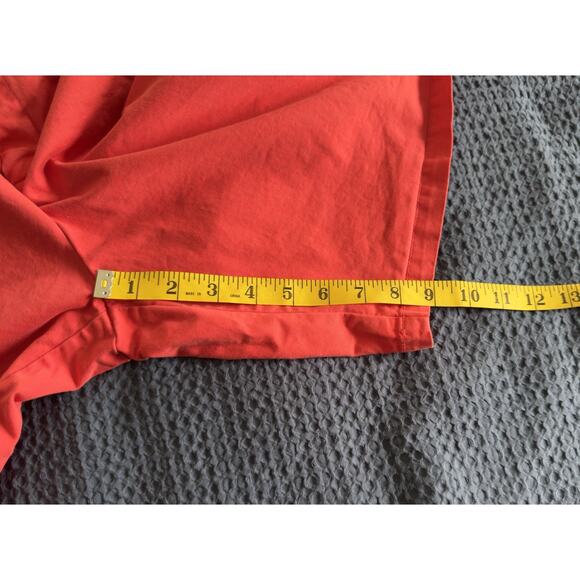 Khakis by Gap Womens Size 14 Shorts Orange Coral 9” Inseam Chino Flat Front - Picture 8 of 9